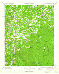 Waterville North Carolina Historical topographic map, 1:24000 scale, 7.5 X 7.5 Minute, Year 1940