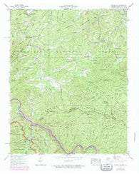 Waterville North Carolina Historical topographic map, 1:24000 scale, 7.5 X 7.5 Minute, Year 1940