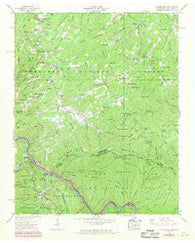 Waterville North Carolina Historical topographic map, 1:24000 scale, 7.5 X 7.5 Minute, Year 1940