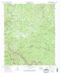 Waterville North Carolina Historical topographic map, 1:24000 scale, 7.5 X 7.5 Minute, Year 1940