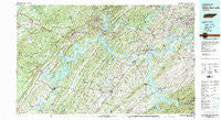 Watts Bar Lake Tennessee Historical topographic map, 1:100000 scale, 30 X 60 Minute, Year 1981
