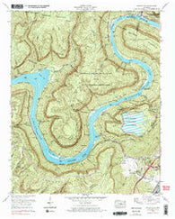 Wauhatchie Tennessee Historical topographic map, 1:24000 scale, 7.5 X 7.5 Minute, Year 1970