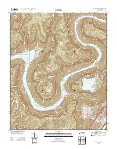 Wauhatchie Tennessee Historical topographic map, 1:24000 scale, 7.5 X 7.5 Minute, Year 2013