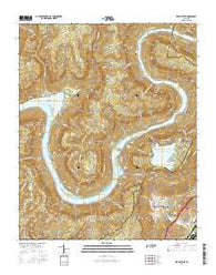 Wauhatchie Tennessee Current topographic map, 1:24000 scale, 7.5 X 7.5 Minute, Year 2016