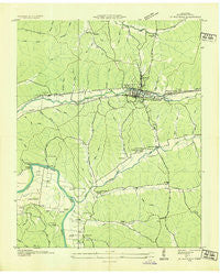 Waverly Tennessee Historical topographic map, 1:24000 scale, 7.5 X 7.5 Minute, Year 1936