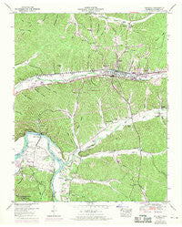 Waverly Tennessee Historical topographic map, 1:24000 scale, 7.5 X 7.5 Minute, Year 1950