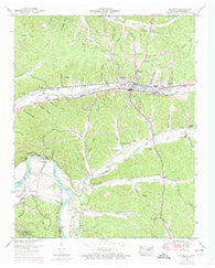 Waverly Tennessee Historical topographic map, 1:24000 scale, 7.5 X 7.5 Minute, Year 1950