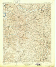 Waynesboro Tennessee Historical topographic map, 1:125000 scale, 30 X 30 Minute, Year 1905