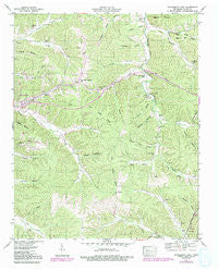 Waynesboro East Tennessee Historical topographic map, 1:24000 scale, 7.5 X 7.5 Minute, Year 1951