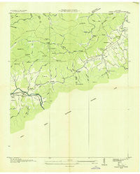 Wear Cove Tennessee Historical topographic map, 1:24000 scale, 7.5 X 7.5 Minute, Year 1936