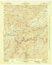 Wear Cove Tennessee Historical topographic map, 1:24000 scale, 7.5 X 7.5 Minute, Year 1942