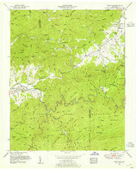 Wear Cove Tennessee Historical topographic map, 1:24000 scale, 7.5 X 7.5 Minute, Year 1953