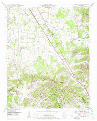 Webbs Jungle Tennessee Historical topographic map, 1:24000 scale, 7.5 X 7.5 Minute, Year 1949