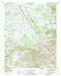 Webbs Jungle Tennessee Historical topographic map, 1:24000 scale, 7.5 X 7.5 Minute, Year 1951