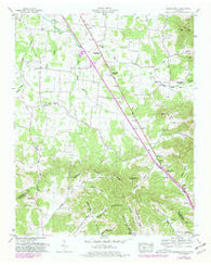 Webbs Jungle Tennessee Historical topographic map, 1:24000 scale, 7.5 X 7.5 Minute, Year 1949