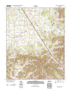Webbs Jungle Tennessee Historical topographic map, 1:24000 scale, 7.5 X 7.5 Minute, Year 2013