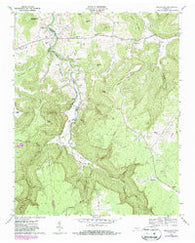 Welchland Tennessee Historical topographic map, 1:24000 scale, 7.5 X 7.5 Minute, Year 1960