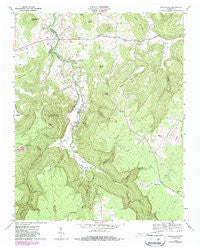 Welchland Tennessee Historical topographic map, 1:24000 scale, 7.5 X 7.5 Minute, Year 1960