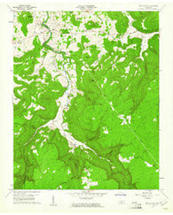 Welchland Tennessee Historical topographic map, 1:24000 scale, 7.5 X 7.5 Minute, Year 1960