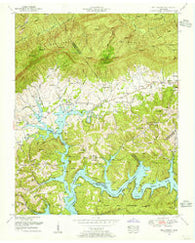 Well Spring Tennessee Historical topographic map, 1:24000 scale, 7.5 X 7.5 Minute, Year 1952