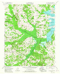 West Sandy Dike Tennessee Historical topographic map, 1:24000 scale, 7.5 X 7.5 Minute, Year 1965