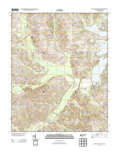 West Sandy Dike Tennessee Historical topographic map, 1:24000 scale, 7.5 X 7.5 Minute, Year 2013