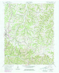 Westmoreland Tennessee Historical topographic map, 1:24000 scale, 7.5 X 7.5 Minute, Year 1958