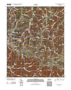 Westmoreland Tennessee Historical topographic map, 1:24000 scale, 7.5 X 7.5 Minute, Year 2010