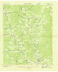 Westpoint Tennessee Historical topographic map, 1:24000 scale, 7.5 X 7.5 Minute, Year 1936