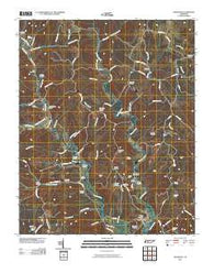 Westpoint Tennessee Historical topographic map, 1:24000 scale, 7.5 X 7.5 Minute, Year 2010