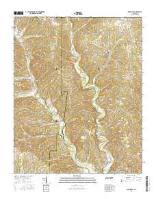 Westpoint Tennessee Current topographic map, 1:24000 scale, 7.5 X 7.5 Minute, Year 2016