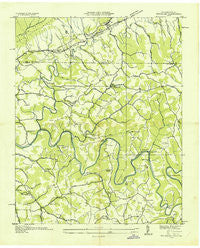 Wheeler Virginia Historical topographic map, 1:24000 scale, 7.5 X 7.5 Minute, Year 1935