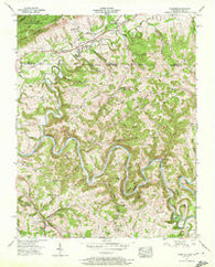 Wheeler Virginia Historical topographic map, 1:24000 scale, 7.5 X 7.5 Minute, Year 1956
