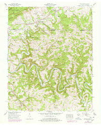 Wheeler Virginia Historical topographic map, 1:24000 scale, 7.5 X 7.5 Minute, Year 1956