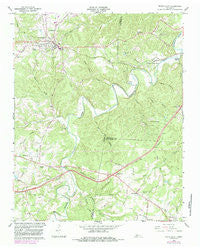 White Bluff Tennessee Historical topographic map, 1:24000 scale, 7.5 X 7.5 Minute, Year 1966