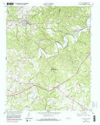 White Bluff Tennessee Historical topographic map, 1:24000 scale, 7.5 X 7.5 Minute, Year 1966