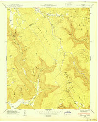 White City Tennessee Historical topographic map, 1:24000 scale, 7.5 X 7.5 Minute, Year 1950