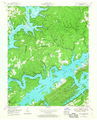 White Hollow Tennessee Historical topographic map, 1:24000 scale, 7.5 X 7.5 Minute, Year 1952
