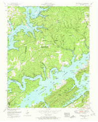 White Hollow Tennessee Historical topographic map, 1:24000 scale, 7.5 X 7.5 Minute, Year 1952