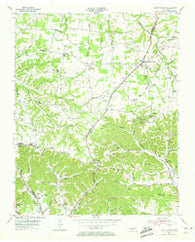 White House Tennessee Historical topographic map, 1:24000 scale, 7.5 X 7.5 Minute, Year 1954