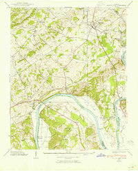 White Pine Tennessee Historical topographic map, 1:24000 scale, 7.5 X 7.5 Minute, Year 1939