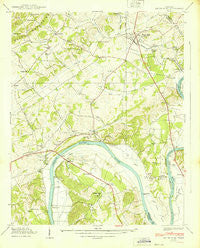 White Pine Tennessee Historical topographic map, 1:24000 scale, 7.5 X 7.5 Minute, Year 1939