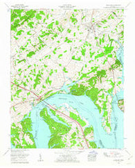 White Pine Tennessee Historical topographic map, 1:24000 scale, 7.5 X 7.5 Minute, Year 1961