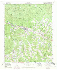 White Rocks Mountain Tennessee Historical topographic map, 1:24000 scale, 7.5 X 7.5 Minute, Year 1960