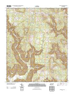 White City Tennessee Historical topographic map, 1:24000 scale, 7.5 X 7.5 Minute, Year 2013