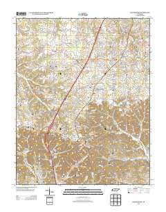 White House Tennessee Historical topographic map, 1:24000 scale, 7.5 X 7.5 Minute, Year 2013