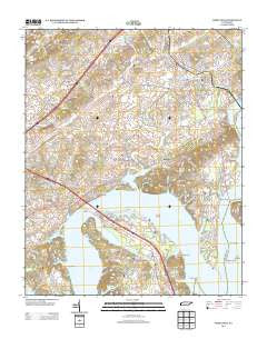 White Pine Tennessee Historical topographic map, 1:24000 scale, 7.5 X 7.5 Minute, Year 2013