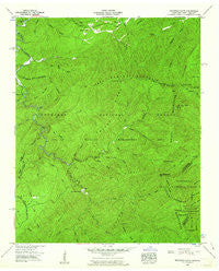 Whiteoak Flats Tennessee Historical topographic map, 1:24000 scale, 7.5 X 7.5 Minute, Year 1957