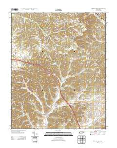 Whites Creek Tennessee Historical topographic map, 1:24000 scale, 7.5 X 7.5 Minute, Year 2013