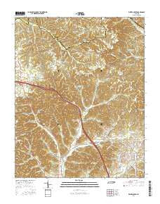 Whites Creek Tennessee Current topographic map, 1:24000 scale, 7.5 X 7.5 Minute, Year 2016
